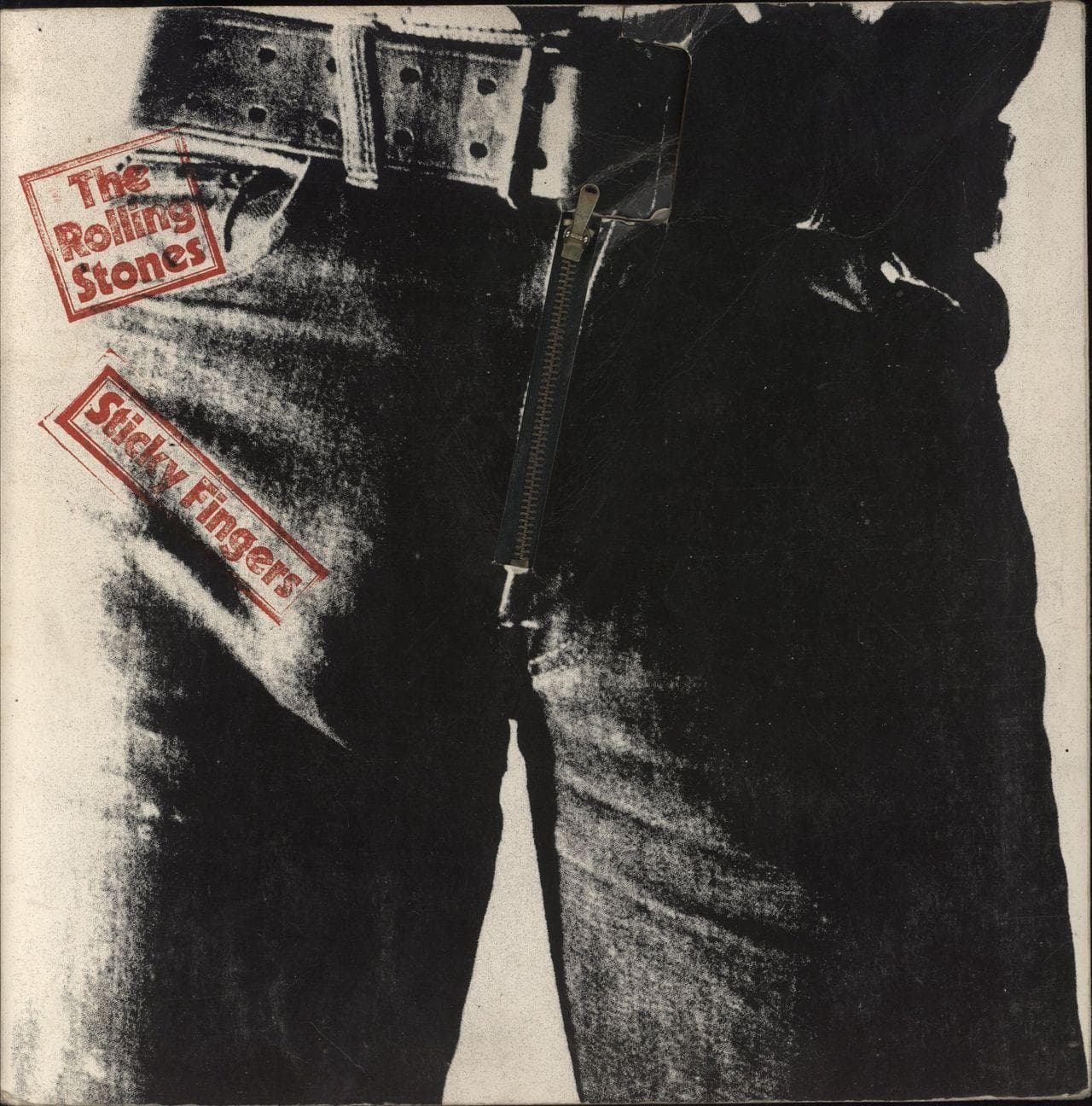 Capa do álbum Sticky Fingers, dos Rolling Stones
