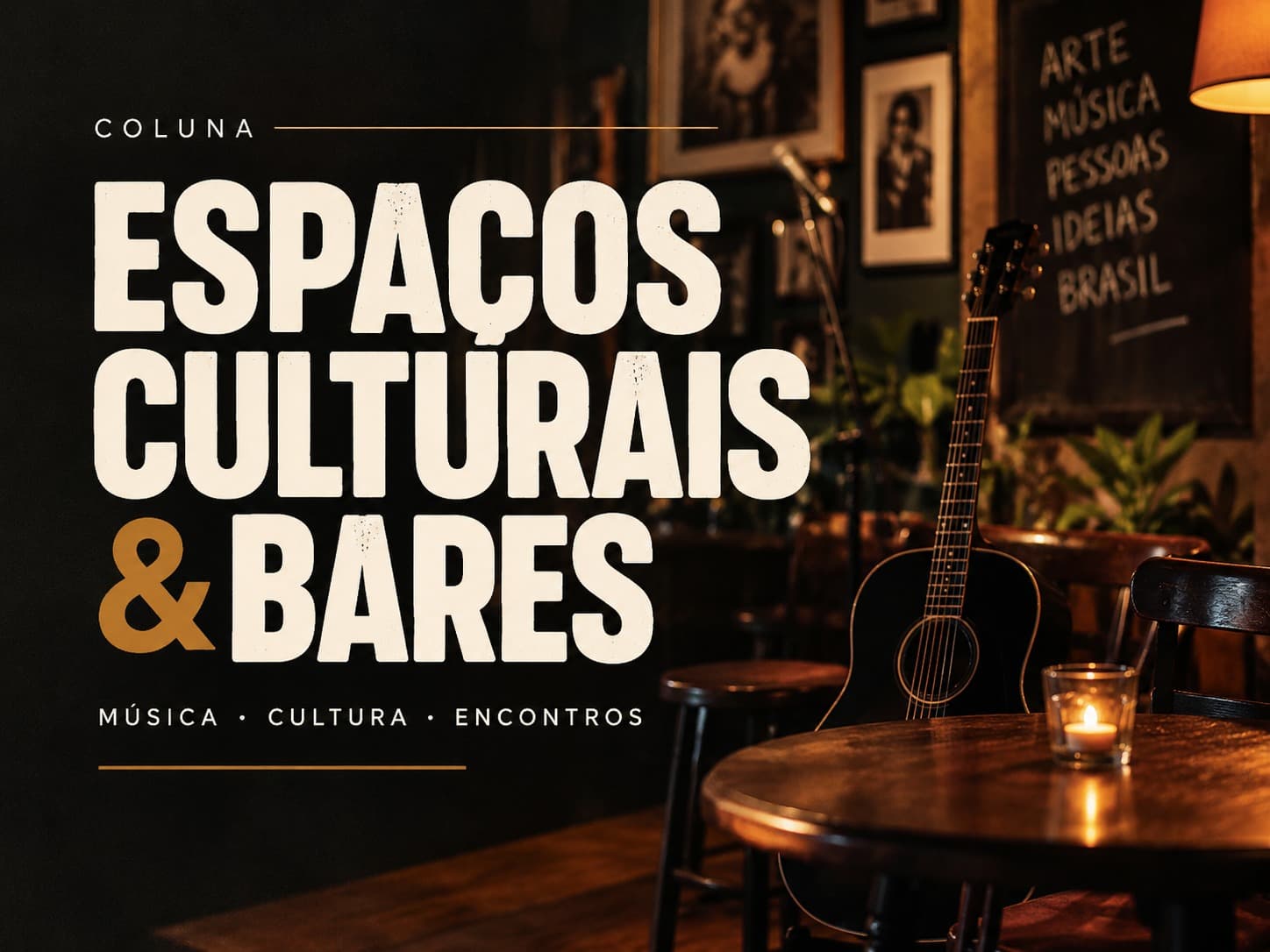Colagem de apresentações musicais em diferentes palcos e espaços